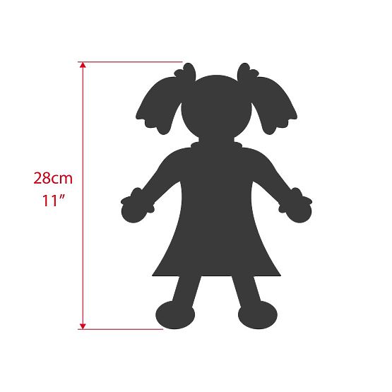 Bigjigs Toys Poupée en Tissu Jessika 28 cm