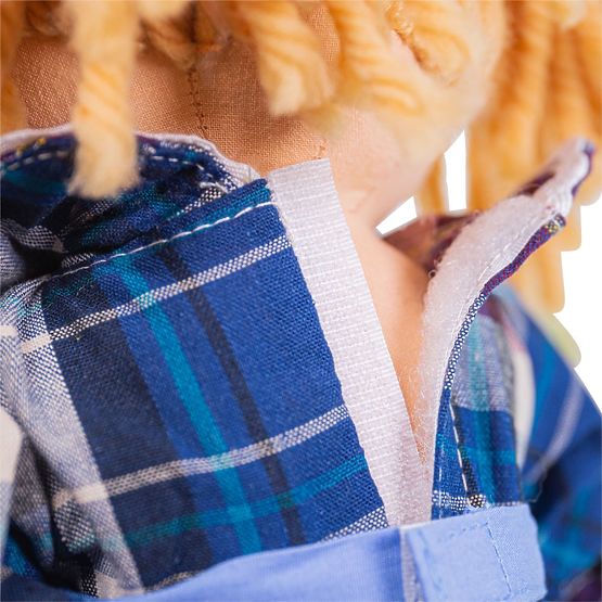 Bigjigs Toys Poupée en Tissu Katie 34 cm