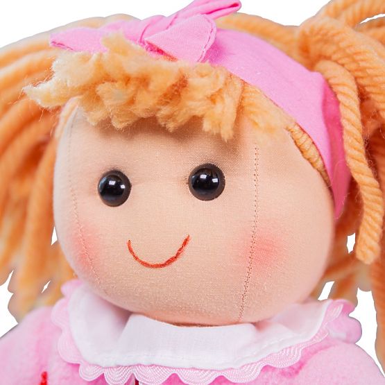 Bigjigs Toys Poupée en Tissu Kelly 34 cm