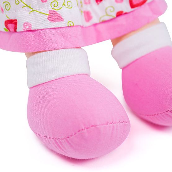 Bigjigs Toys Poupée en Tissu Kelly 34 cm