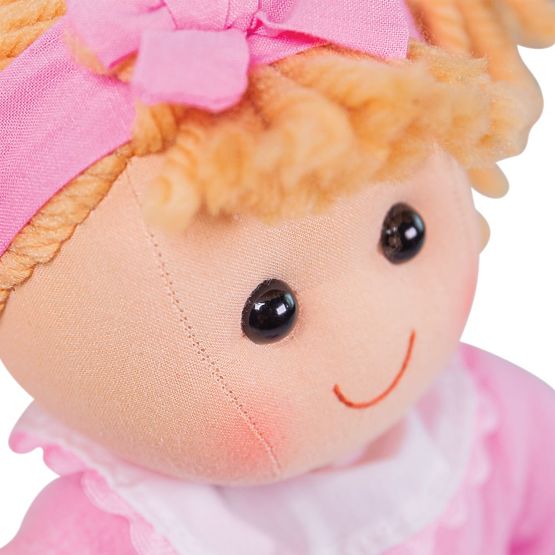 Bigjigs Toys Poupée en Tissu Kelly 34 cm