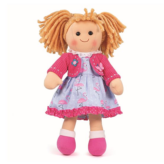Bigjigs Toys Poupée en Tissu Maggie 34cm