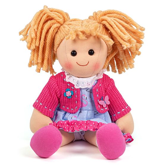 Bigjigs Toys Poupée en Tissu Maggie 34cm