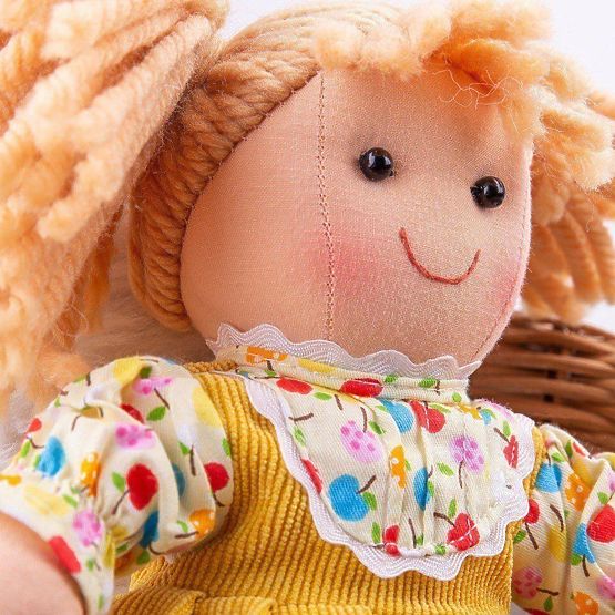 Bigjigs Toys Poupée en tissu Daisy 28 cm