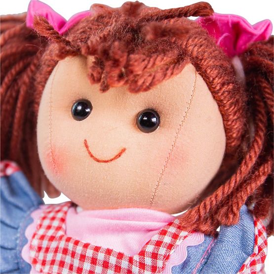 Bigjigs Toys Poupée en tissu Mélodie 34 cm