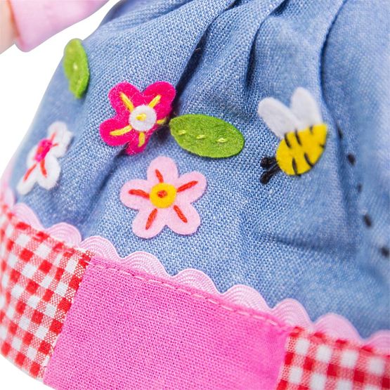 Bigjigs Toys Poupée en tissu Mélodie 34 cm