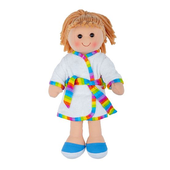 Bigjigs Toys Poupée en tissu Michelle 34 cm