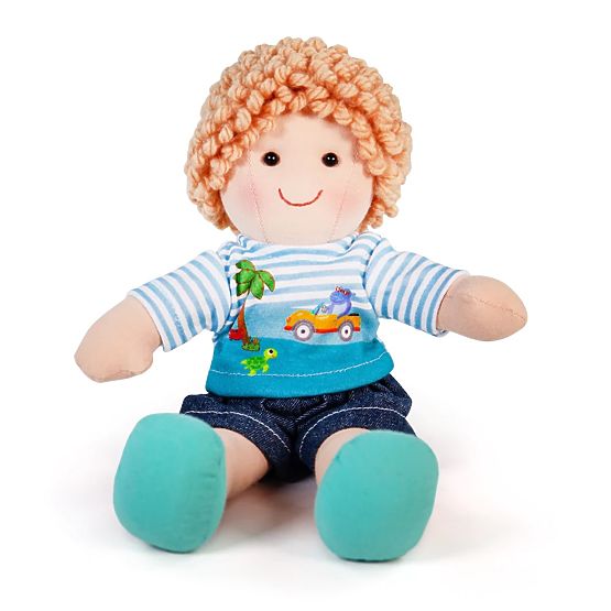 Bigjigs Toys Poupée en Tissu Robin 30 cm