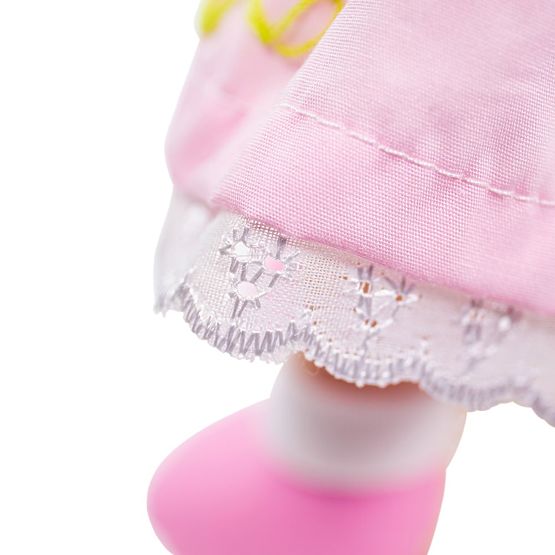 Bigjigs Toys Poupée en Tissu Rose 28 cm
