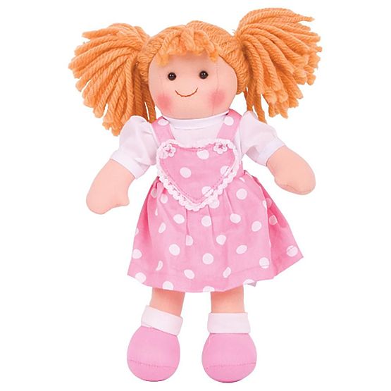 Bigjigs Toys Poupée en tissu Ruby 28 cm
