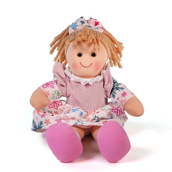 Bigjigs Toys Poupée en tissu Shannon 25 cm