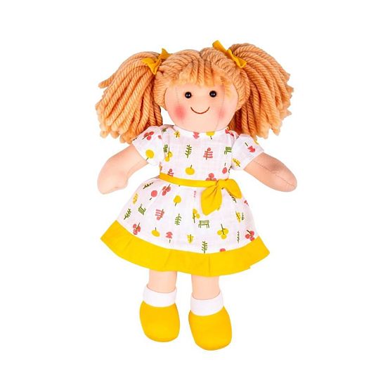 Bigjigs Toys Poupée en tissu Zoe 28cm