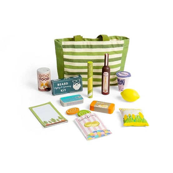 Bigjigs Toys Sac de courses avec provisions