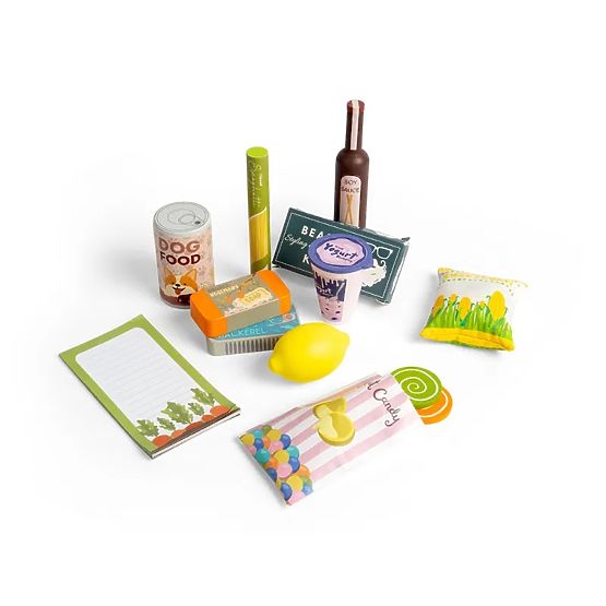 Bigjigs Toys Sac de courses avec provisions