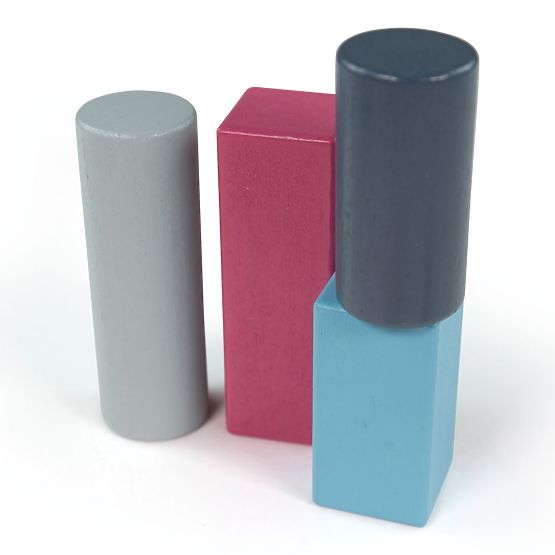 Bigjigs Toys Seau avec 50 blocs