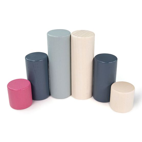 Bigjigs Toys Seau avec 50 blocs