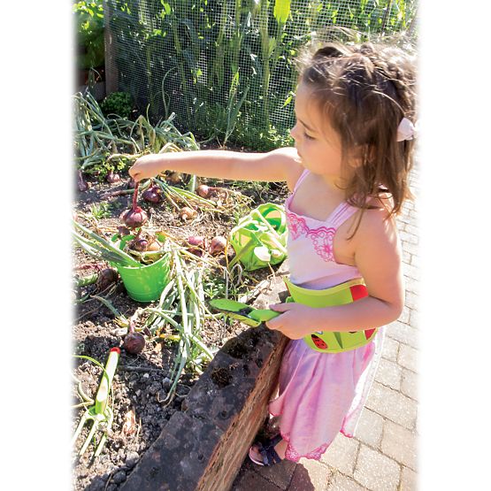 Bigjigs Toys Seau de jardin vert