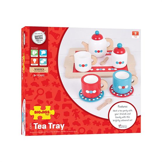 Bigjigs Toys Service à thé à pois