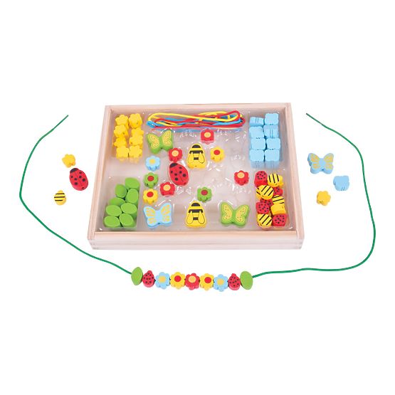 Bigjigs Toys String perles Prairie