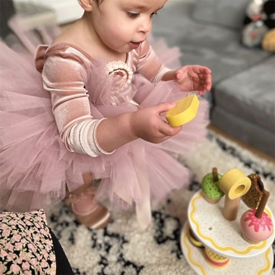 Bigjigs Toys Support en bois avec friandises