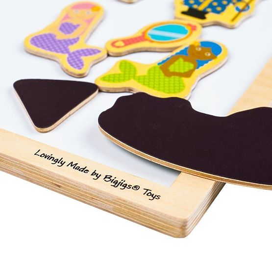 Bigjigs Toys Tableau magnétique en bois