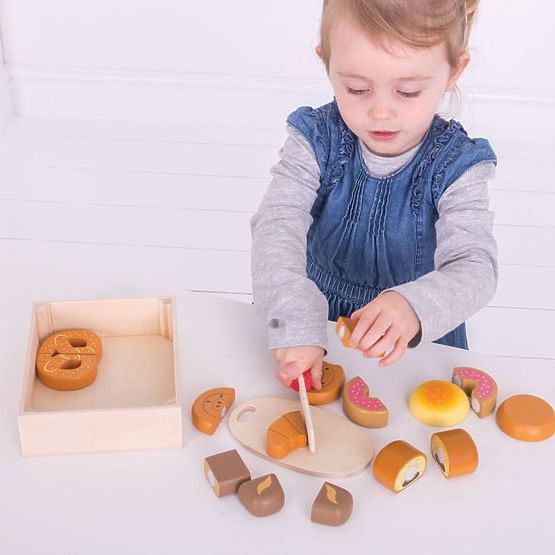 Bigjigs Toys Trancheuse à pâtisserie en boîte