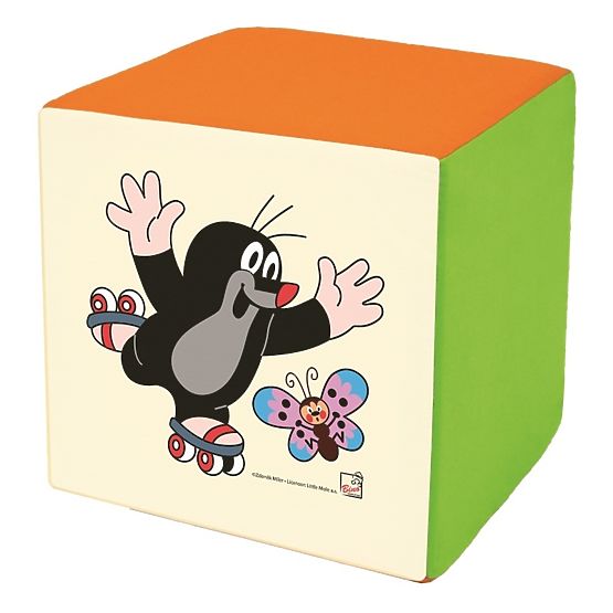 Bino Places assises cube Natalie, orange
