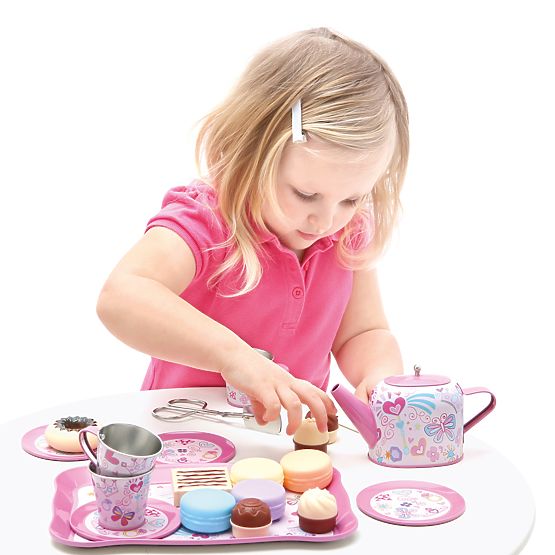 Bino Service à thé pour enfants et présentoir à pâtisseries
