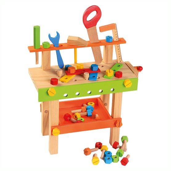 Bino Table de travail pour enfants avec outils