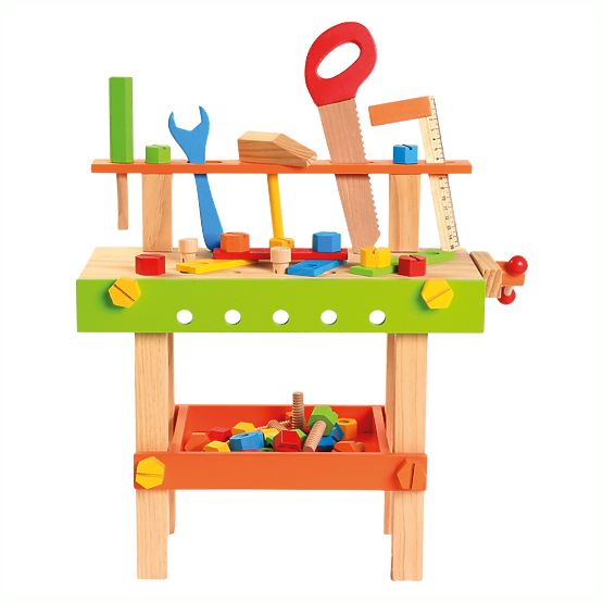 Bino Table de travail pour enfants avec outils