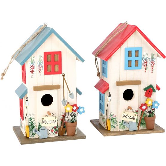 Birdhouse - Mangeoire à oiseaux décorative colorée