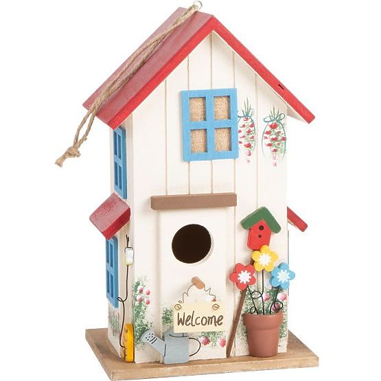 Birdhouse - Mangeoire à oiseaux décorative colorée