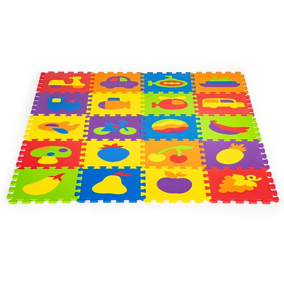 Bloc éducatif coloré - puzzle en mousse