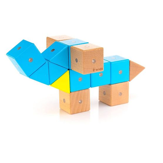 Blocs en bois-magnétiques WABI, 40 éléments