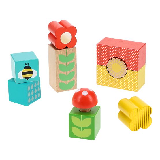 Blocs en bois Petit Collage Jardin