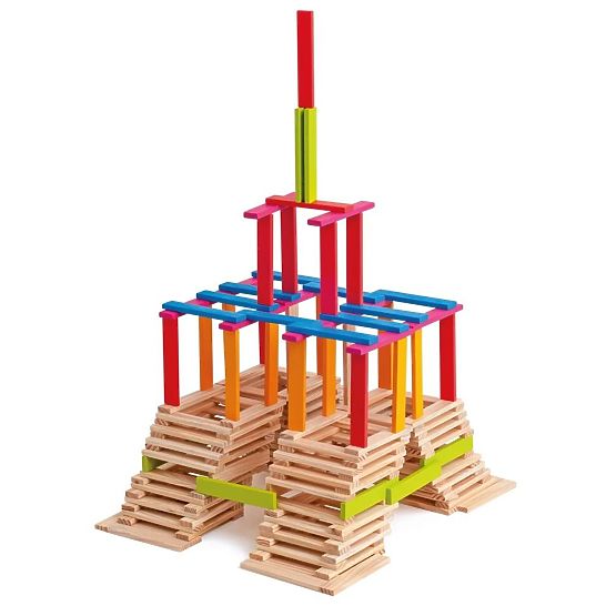 Blocs en bois planks 200 pièces