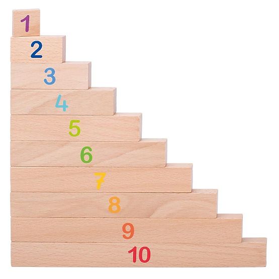 Blocs en bois pour apprendre à compter Goki