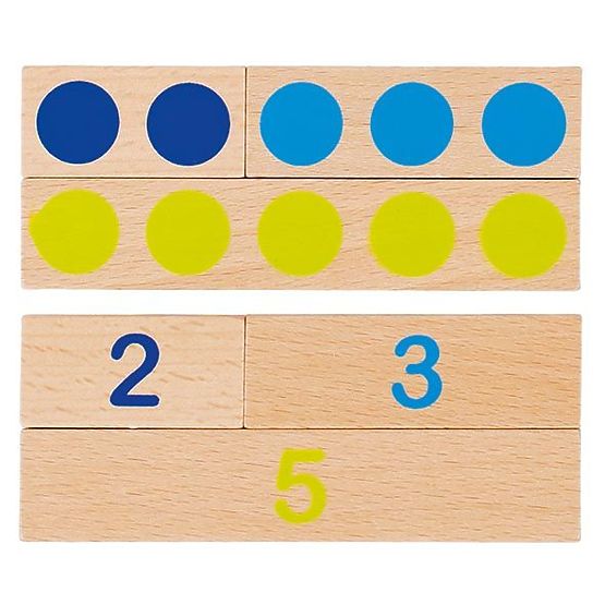 Blocs en bois pour apprendre à compter Goki