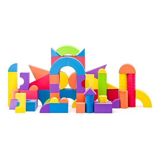 Blocs en mousse souple pour enfants 54 pcs