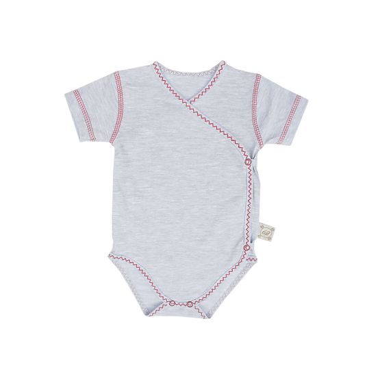 Body baby avec court manche rouge