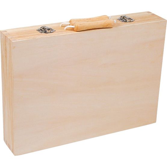 Boîte avec outils en bois