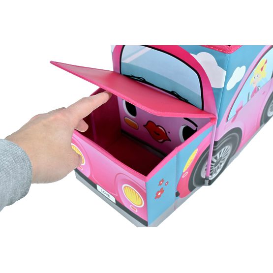 Boîte à jouets Voiture rose