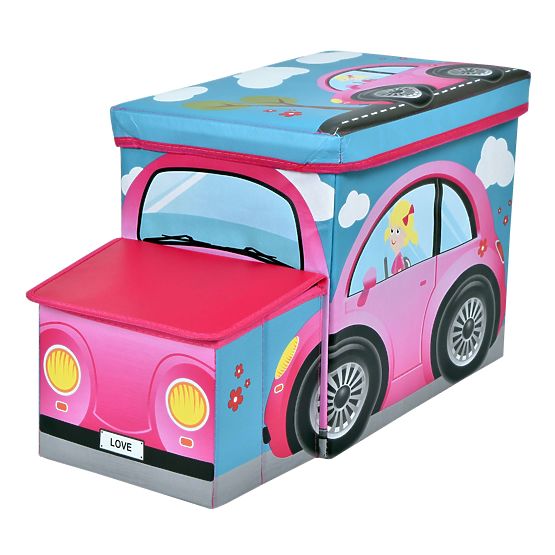 Boîte à jouets Voiture rose