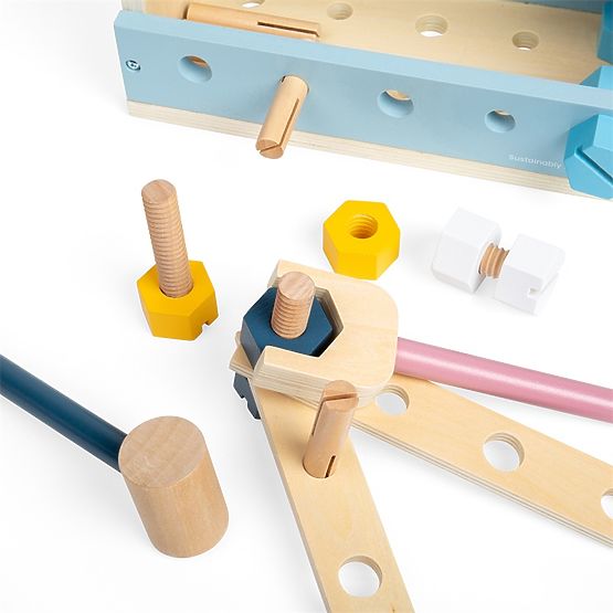 Boîte à outils 2 en 1 Bigjigs Toys