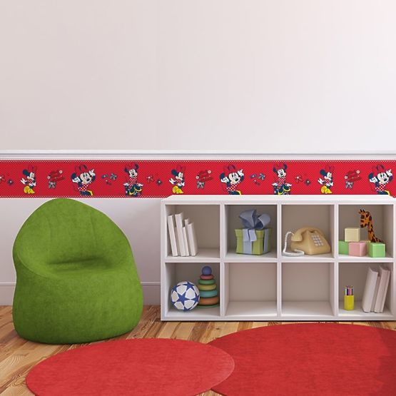 Bordure autocollante Minnie Mouse
