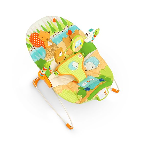 Bright Mises en chantier chaise longue Chaise longue vibrant avec les airs Little Explorer
