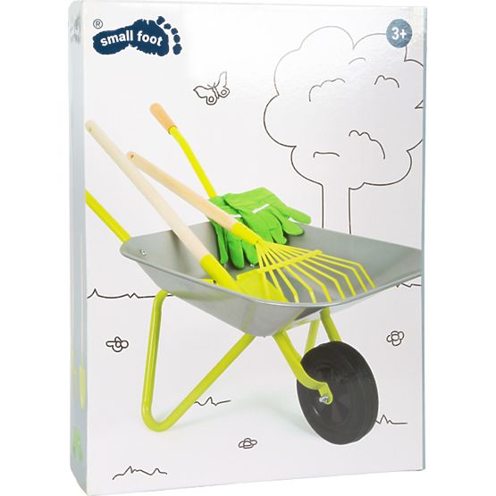 Brouette Small Foot avec outils de jardin