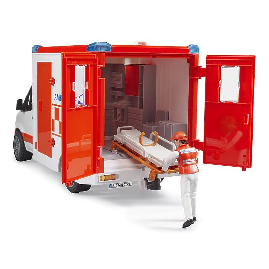 Bruder Ambulance MB Sprinter avec médecin