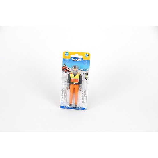 Bruder BWORLD Figurine de conducteur de motoneige