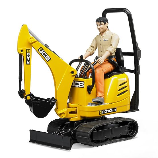 Bruder BWORLD Micro-Excavatrice JCB avec figurine